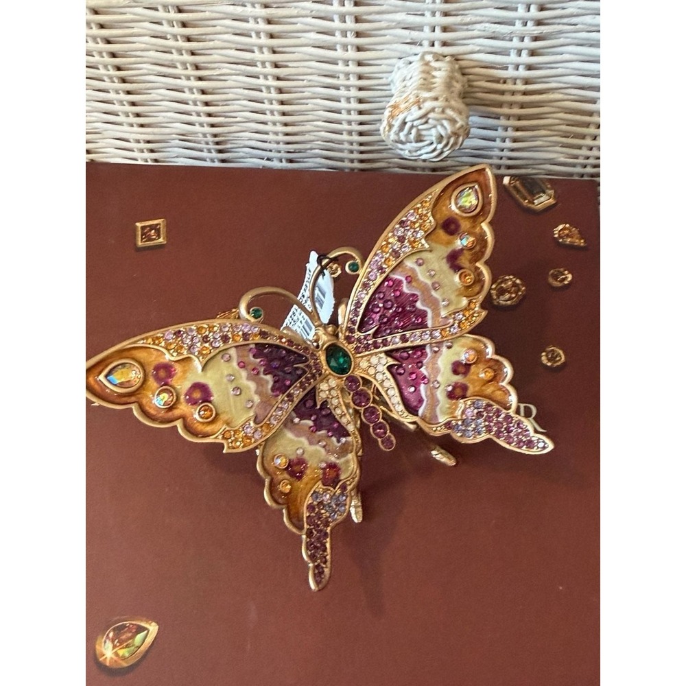 Jay Strongwater Butterfly Medium SDH1927256 Enamel Swarovski Crystal NEW